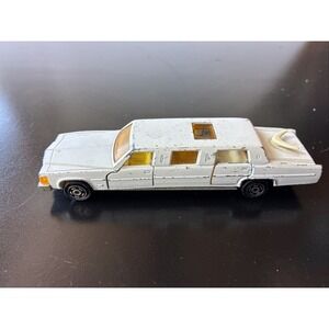 Majorette #339 Super Movers Stretch Limousine Diecast White Made In France (H3)